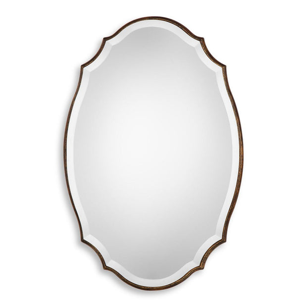 Casa Bella Living Antique Bronzed With Gold Finish Framed Mirror