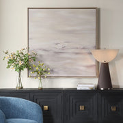 Uttermost Trance Hand Painted Canvas With White Wash Frame
