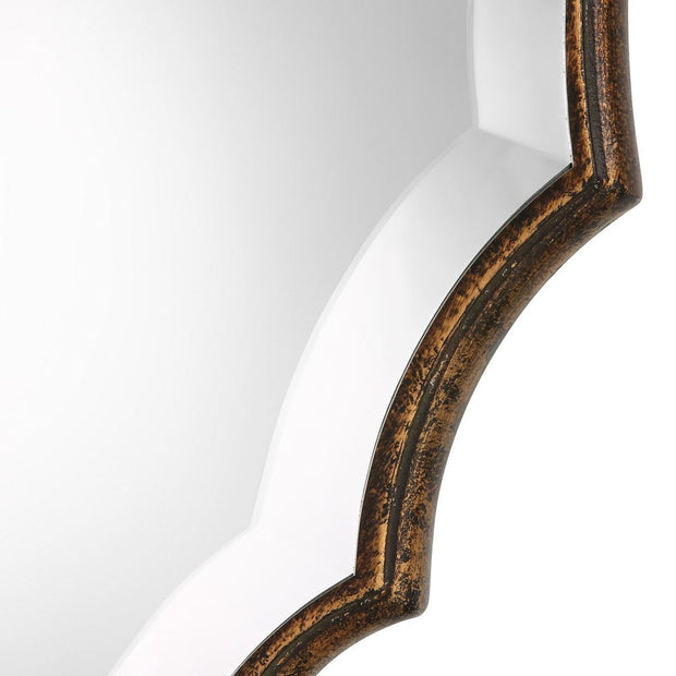 Casa Bella Living Antique Bronzed With Gold Finish Framed Mirror