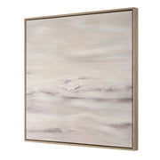 Uttermost Trance Hand Painted Canvas With White Wash Frame