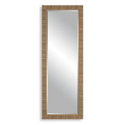 Casa Bella Living Coastal Rattan Framed Dressing Mirror