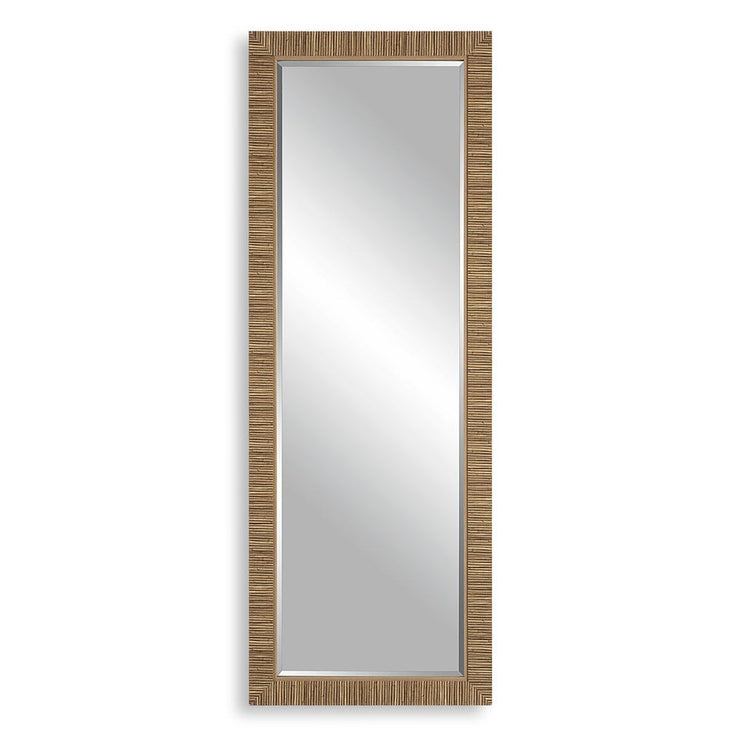 Casa Bella Living Coastal Rattan Framed Dressing Mirror
