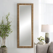 Casa Bella Living Coastal Rattan Framed Dressing Mirror