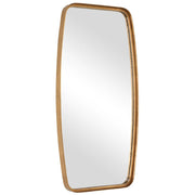 Casa Bella Living Thick Gold Leaf Metal Band Framed Mirror