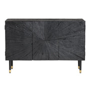 Crestview Collection Obsidian Three- DoorSideboard