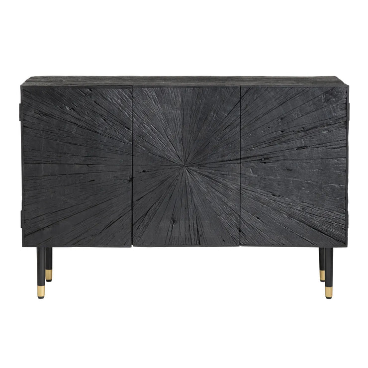 Crestview Collection Obsidian Three- DoorSideboard