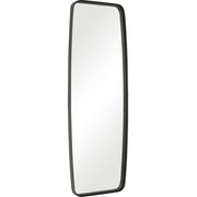 Casa Bella Living Rounded Corners Matte Black Metal Tubing Mirror