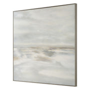 Uttermost Furthest Thing Hand Painted Canvas With Gray Washed Wood Frame