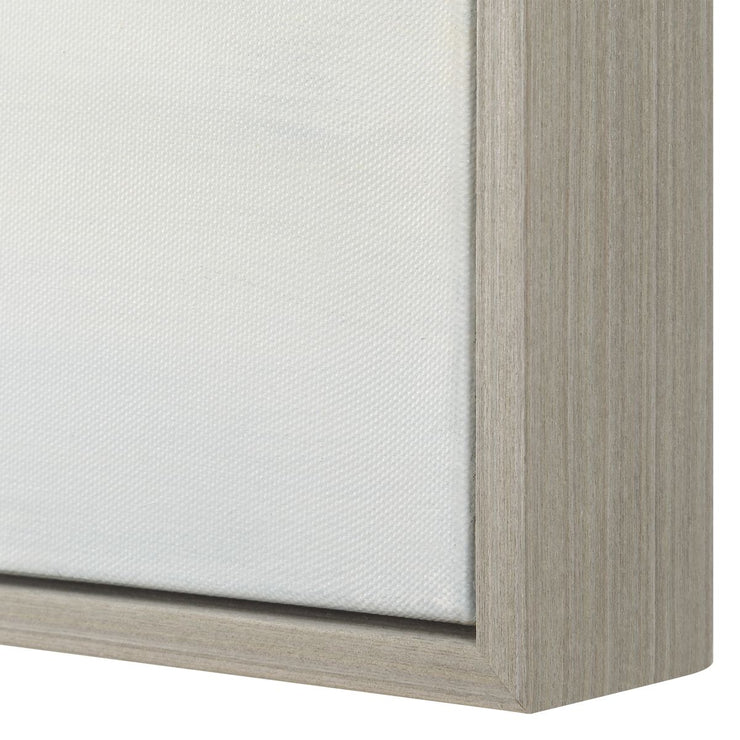 Uttermost Furthest Thing Hand Painted Canvas With Gray Washed Wood Frame