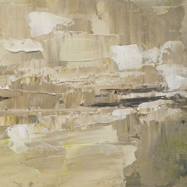 Uttermost Fragment Hand Painted Canvas With Black Frame