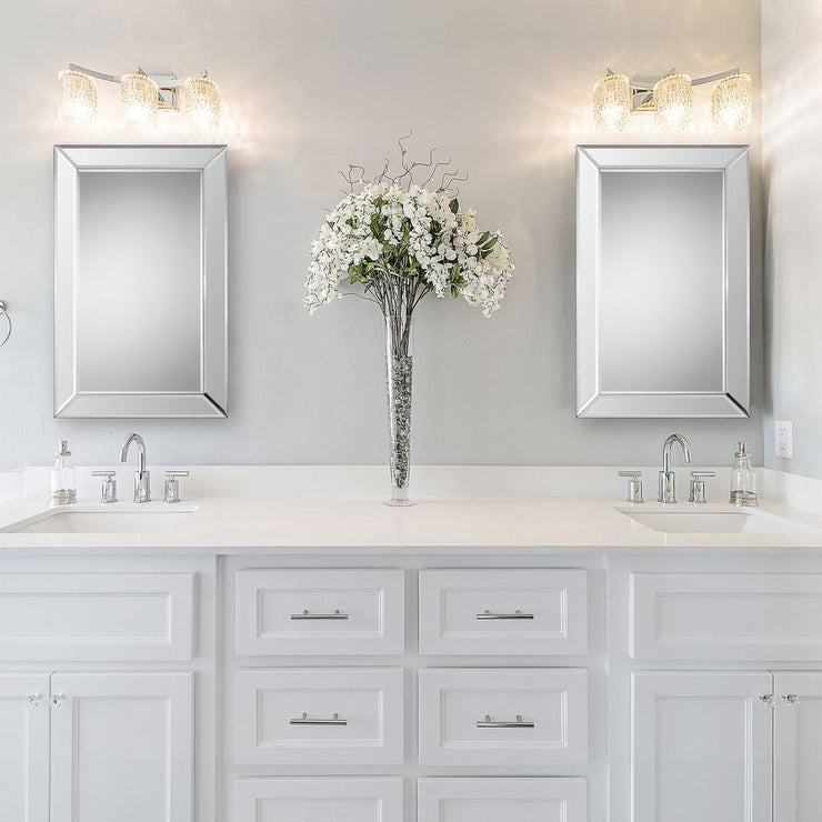 Casa Bella Living Framed By Beveled Mirror Panels Mirror