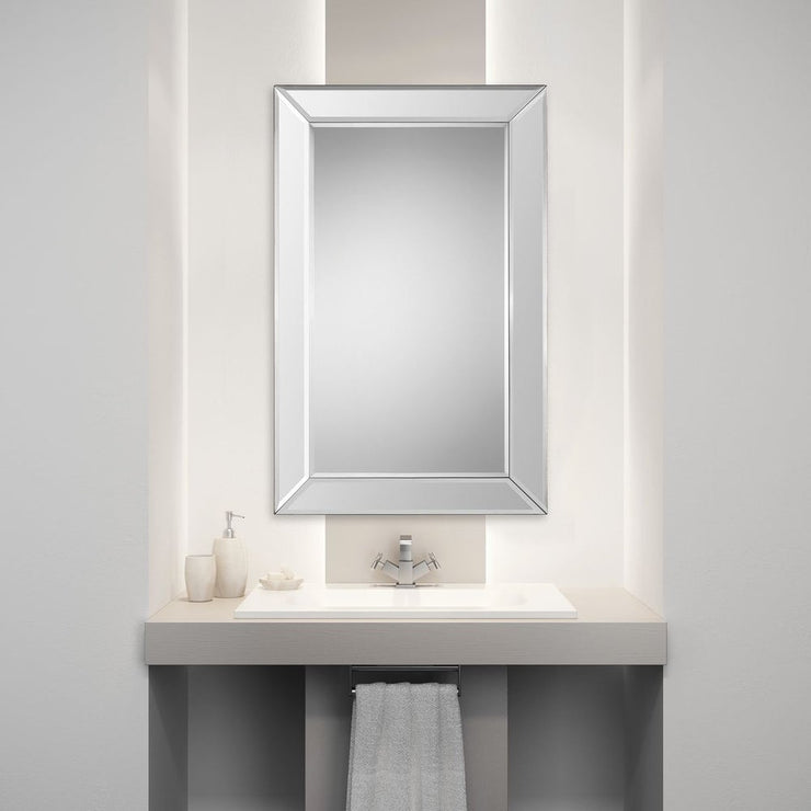 Casa Bella Living Framed By Beveled Mirror Panels Mirror
