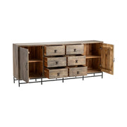 Crestview Collection Devonshire Black Iron Accent Sideboard