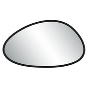Casa Bella Living Matte Black Asymmetrical Frame Mirror
