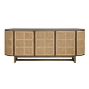 Crestview Collection Domingo Cane Sideboard