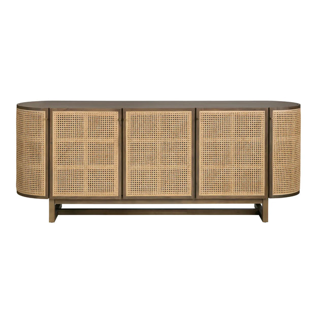 Crestview Collection Domingo Cane Sideboard
