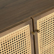 Crestview Collection Domingo Cane Sideboard