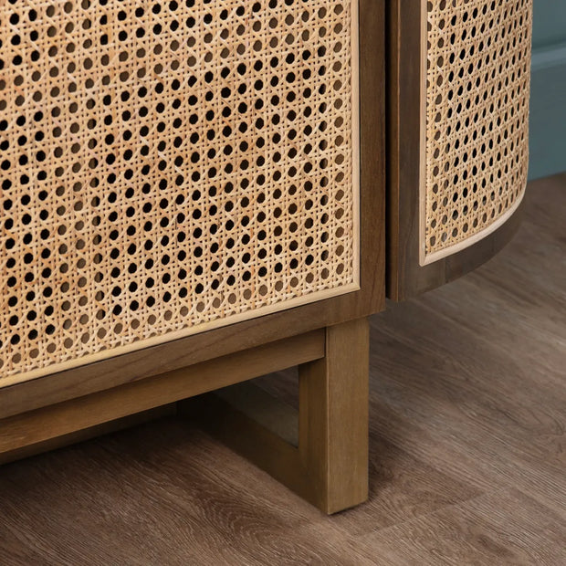 Crestview Collection Domingo Cane Sideboard