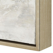 Uttermost Hours In Silence Hand Painted Canvas With Gold Frame