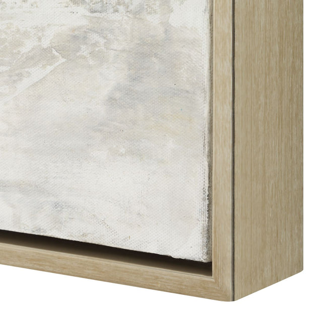 Uttermost Hours In Silence Hand Painted Canvas With Gold Frame