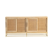 Crestview Collection Biscayne Woven Cane Sideboard
