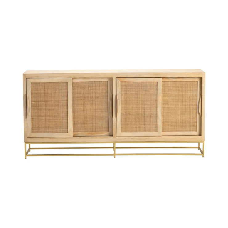 Crestview Collection Biscayne Woven Cane Sideboard