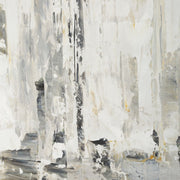 Uttermost Hours In Silence Hand Painted Canvas With Gold Frame