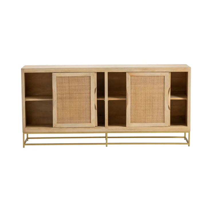 Crestview Collection Biscayne Woven Cane Sideboard
