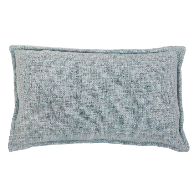 Pom Pom at Home Humboldt Hand Woven Linen and Fleece Sherpa Pillow with Insert ~ 14 x 24 ~ Available in 6 Colors