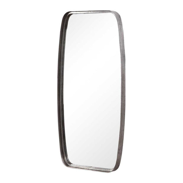 Casa Bella Living Antique Silver Leaf Rounded Corners Mirror