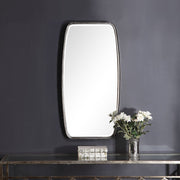 Casa Bella Living Antique Silver Leaf Rounded Corners Mirror