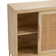 Crestview Collection Biscayne Woven Cane Sideboard