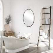 Casa Bella Living Oval Rich Dark Bronze Mirror