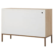 Uttermost Weimar Contemporary Geometric Cream 2 Door Cabinet