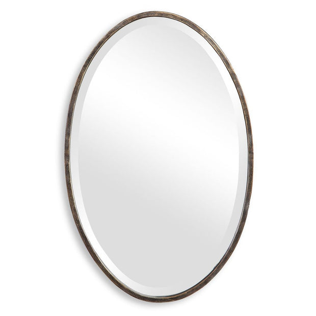 Casa Bella Living Oval Rich Dark Bronze Mirror