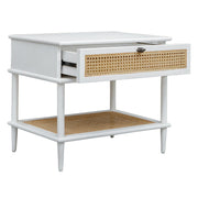 Uttermost Coast Mindi Wood White Mindi Wood Side Table