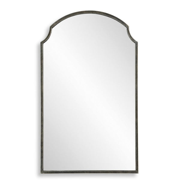 Casa Bella Living Curved Corners Hints of Gold And Silver Mirror