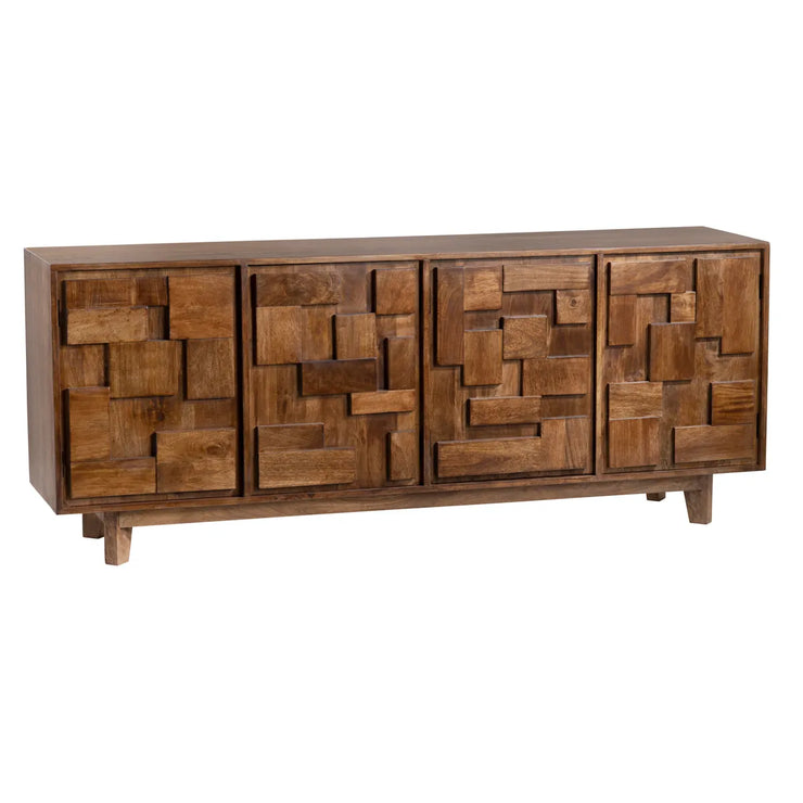 Crestview Collection Mondrian Four- Door Sideboard