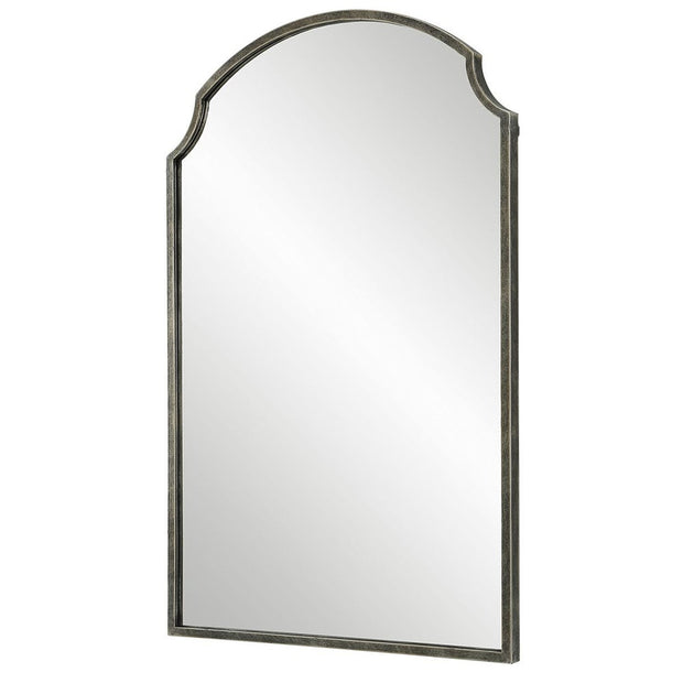 Casa Bella Living Curved Corners Hints of Gold And Silver Mirror