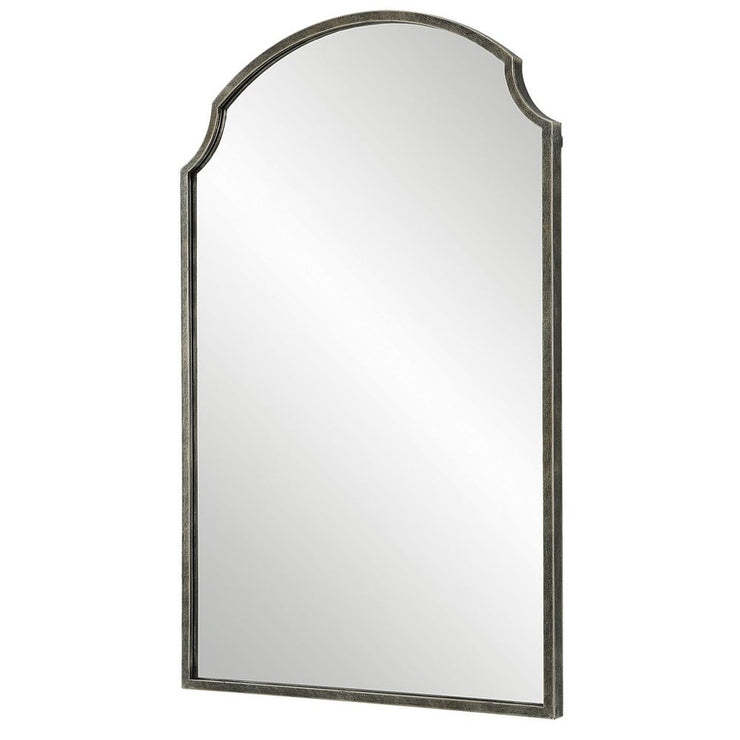 Casa Bella Living Curved Corners Hints of Gold And Silver Mirror