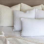 Kashwere Ultra Soft White 20x20 Cloud Pillow with Plush Insert