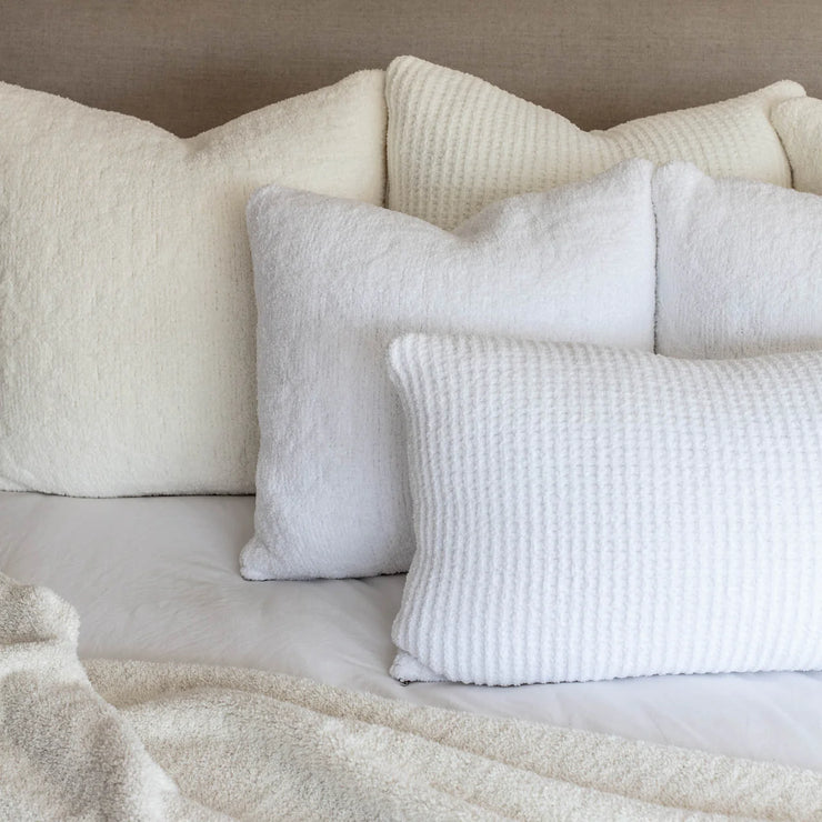 Kashwere Ultra Soft White 20x20 Cloud Pillow with Plush Insert