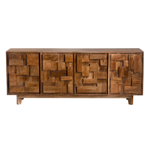Crestview Collection Mondrian Four- Door Sideboard