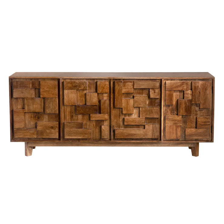 Crestview Collection Mondrian Four- Door Sideboard