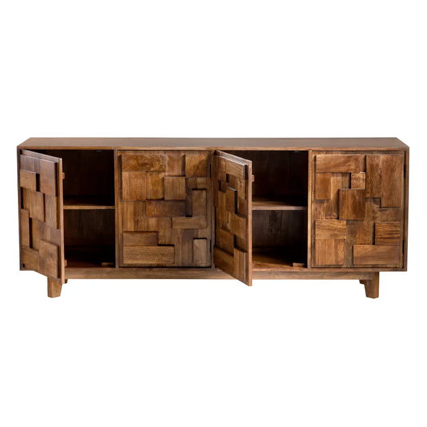 Crestview Collection Mondrian Four- Door Sideboard