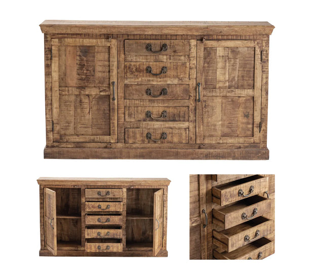 Crestview Collection Chapman Mango Wood Sideboard