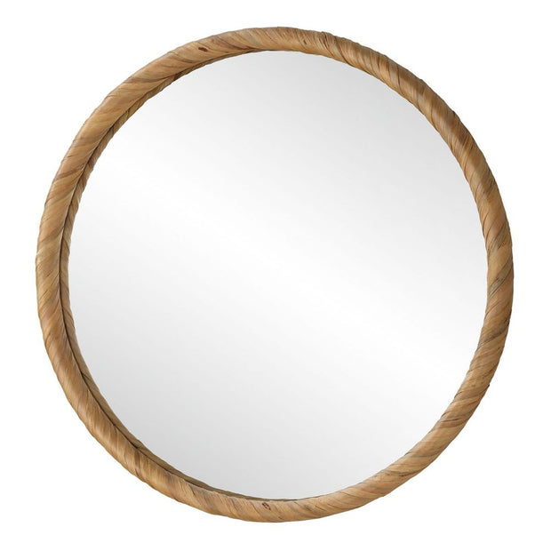 Casa Bella Living Seagrass Wrapped Round Mirror