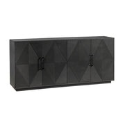 Crestview Collection Watson Black Sideboard