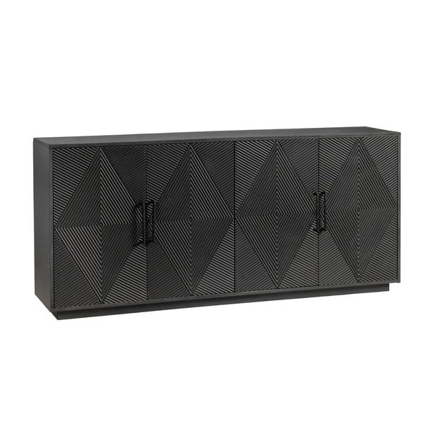 Crestview Collection Watson Black Sideboard