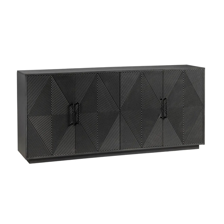 Crestview Collection Watson Black Sideboard